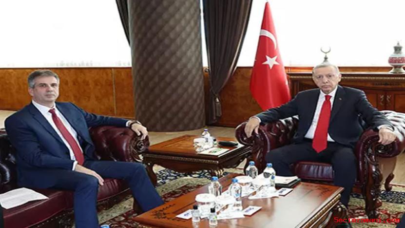 Cumhurbaşkanı Erdoğan, İsrail Dışişleri Bakanı Cohen'i kabul etti