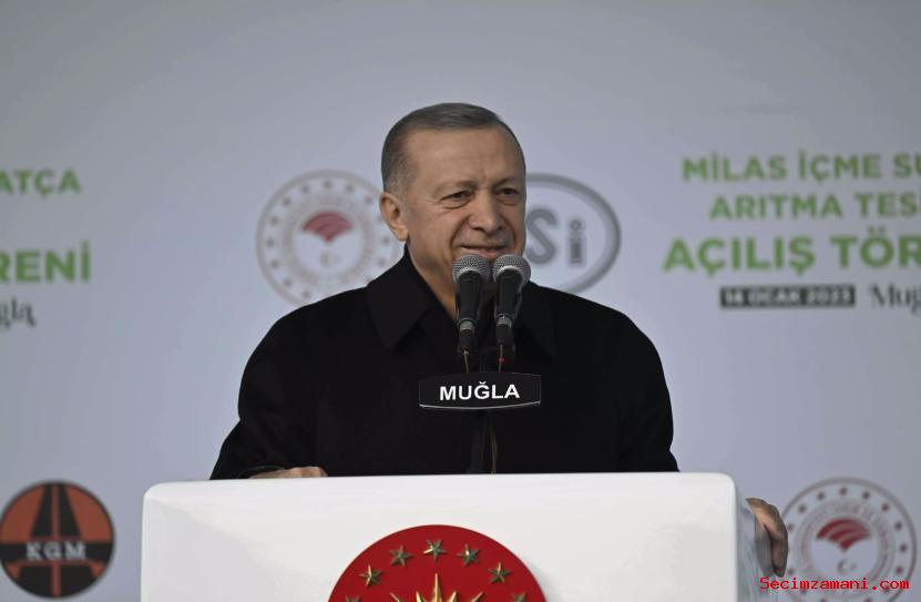 Cumhurbaşkanı Erdoğan, Muğla’da toplu açılış törenine katıldı