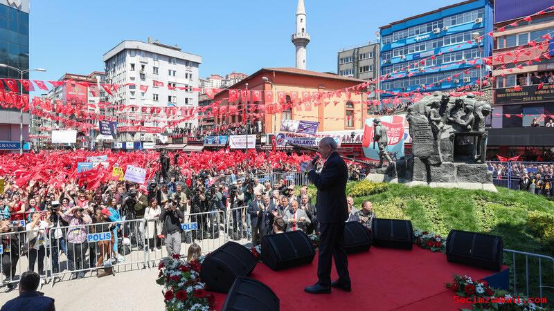 Chp Lideri Ve Cumhurbaşkanı Adayı Kılıçdaroğlu, Zonguldak’ta: Cumhurbaşkanı Olduğumda 5 Bin İşçi Alacağım