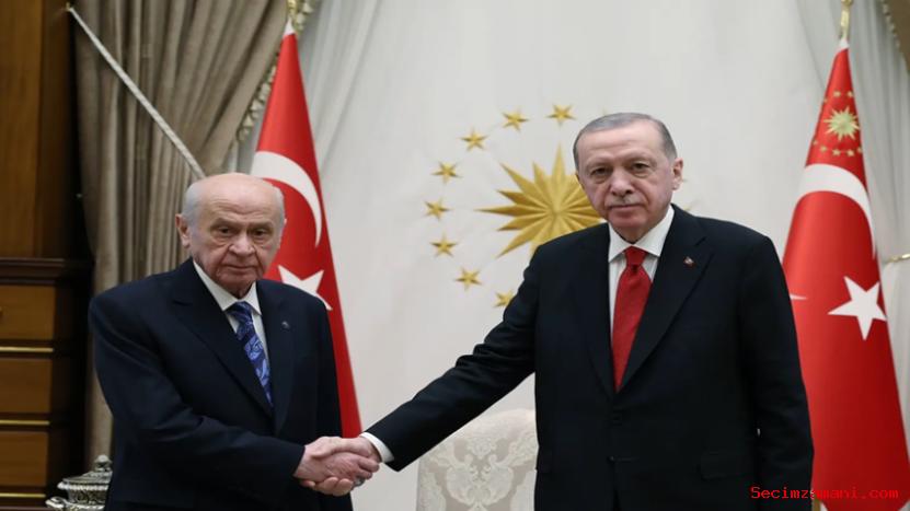 Cumhurbaşkanı Erdoğan, Mhp Genel Başkanı Bahçeli’yi Kabul Etti