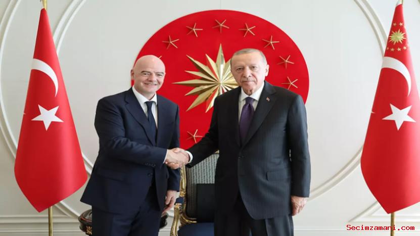 Cumhurbaşkanı Erdoğan, Fıfa Başkanı Infantinoyu Kabul Etti