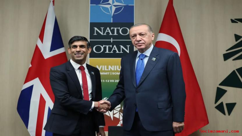 Cumhurbaşkanı Erdoğan, Birleşik Krallık Başbakanı Sunak İle Görüştü