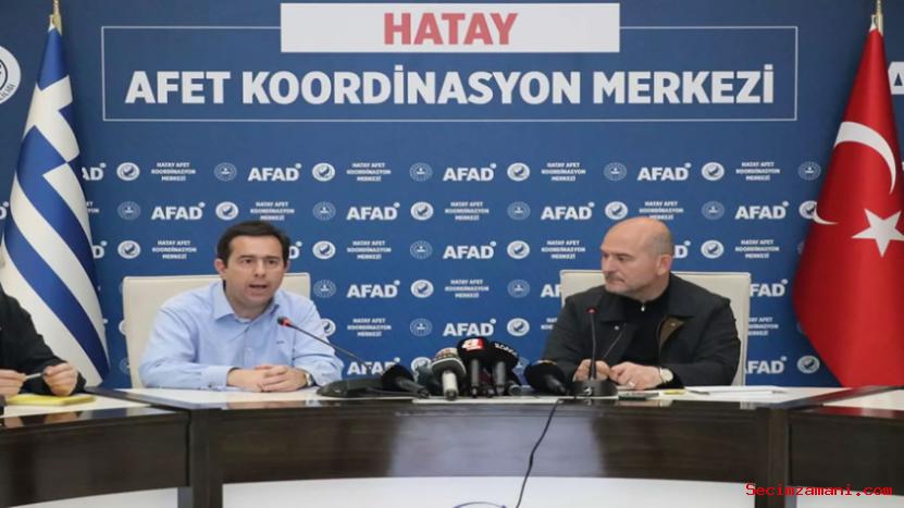 İçişleri Bakanı Soylu, Yunanistan Göç Ve İltica Bakanı Mitarakis İle Ortak Basın Toplantısında Konuştu
