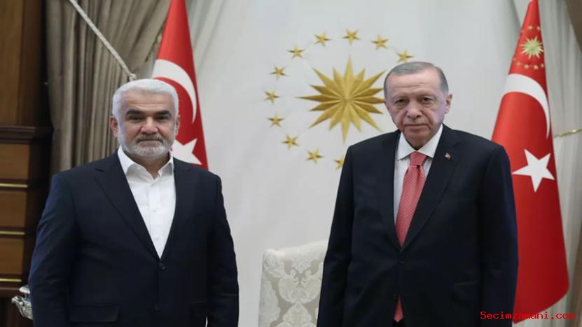 Cumhurbaşkanı Erdoğan, Hüda Par Genel Başkanı Yapıcıoğlu'nu Kabul Etti