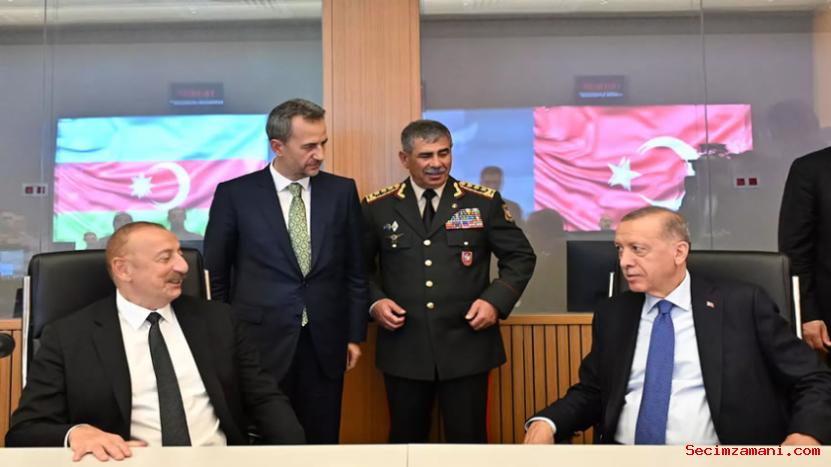 Cumhurbaşkanı Erdoğan Ve Cumhurbaşkanı Aliyev, Hava Komuta Merkezi’nin Açılışını Yaptı