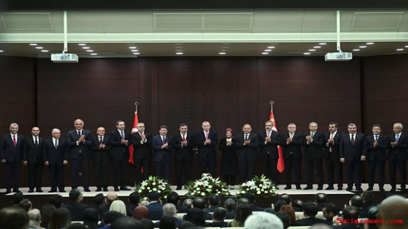 Cumhurbaşkanı Erdoğan, Yeni Kabine Üyelerini Açıkladı