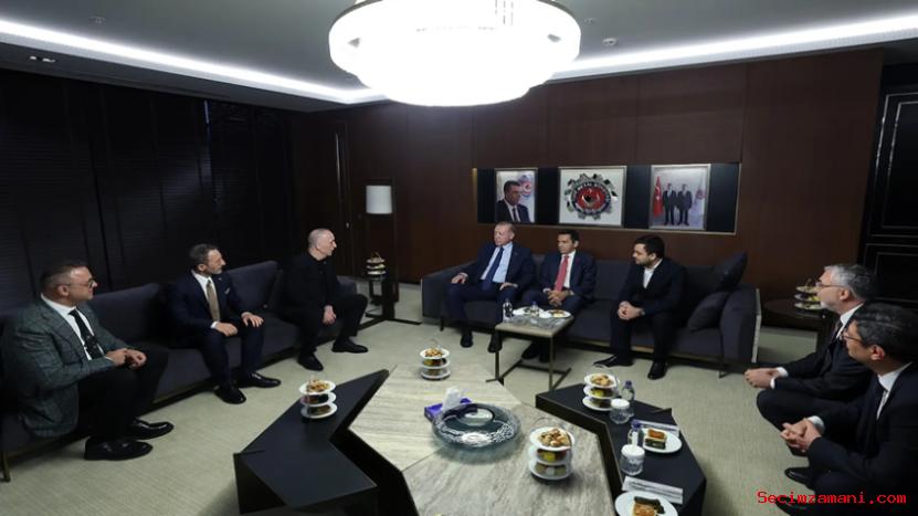 Cumhurbaşkanı Erdoğan, Türk Metal Sendikası'na Taziye Ziyaretinde Bulundu