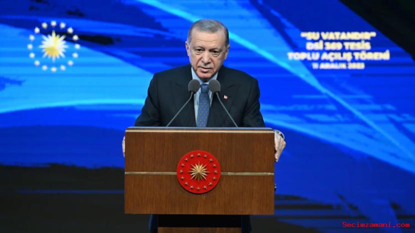 Cumhurbaşkanı Erdoğan, Devlet Su İşleri 369 Tesis Toplu Açılış Töreni'nde Konuştu