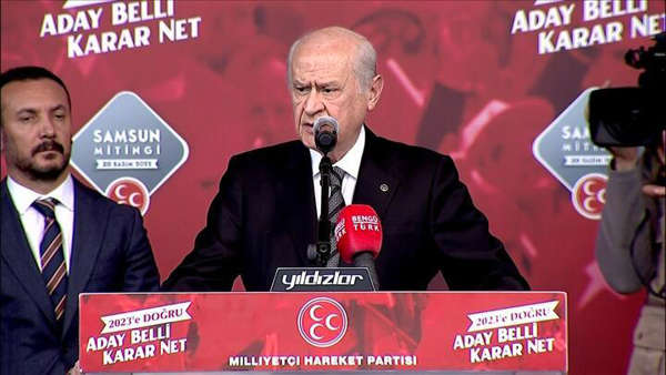 Milliyetçi Hareket Partisi Genel Başkanı Devlet BAHÇELİ’nin Samsun’da düzenlenen “2023’e Doğru: Aday Belli, Karar Net” temalı açık hava toplantısında yapmış oldukları konuşma.