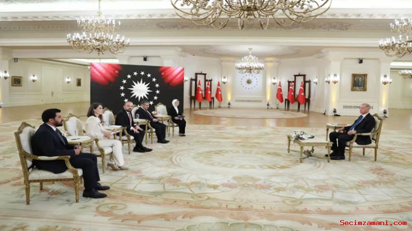 Cumhurbaşkanı Erdoğan, Canlı Yayına Katıldı