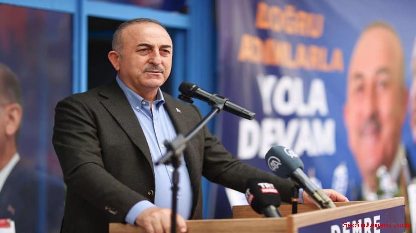 Dışişleri Bakanı Çavuşoğlu, Antalya'da Seçim Koordinasyon Merkezi Açılışında Konuştu