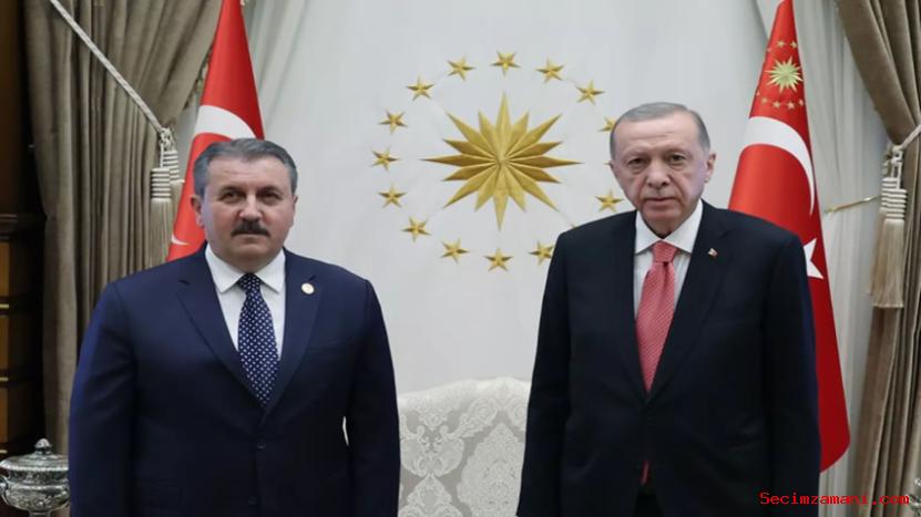 Cumhurbaşkanı Erdoğan, Bbp Genel Başkanı Destici’yi Kabul Etti