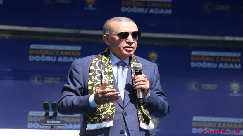 Cumhurbaşkanı Erdoğan, Edirne Mitinginde Konuştu