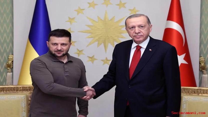 Cumhurbaşkanı Erdoğan, Ukrayna Devlet Başkanı Zelenskiy İle Bir Araya Geldi