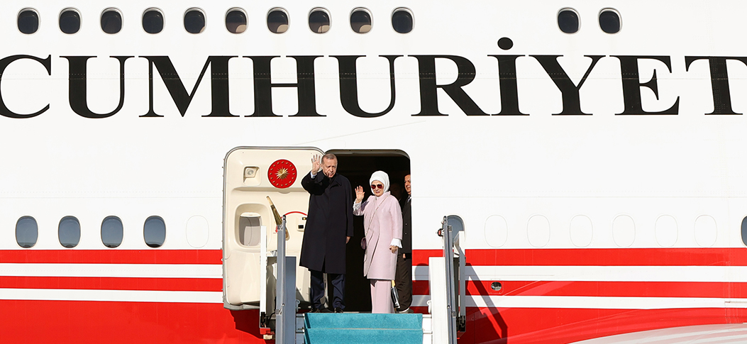 Cumhurbaşkanı Erdoğan, Semerkant'a gitti