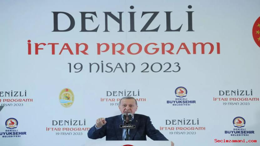 Cumhurbaşkanı Erdoğan Denizli'de Vatandaşlarla İftarda Bir Araya Geldi