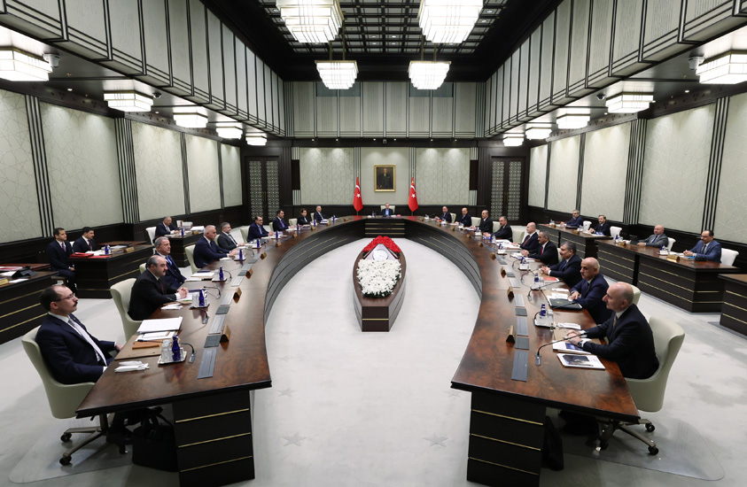 Cumhurbaşkanlığı Kabinesi, Cumhurbaşkanı Erdoğan başkanlığında toplandı