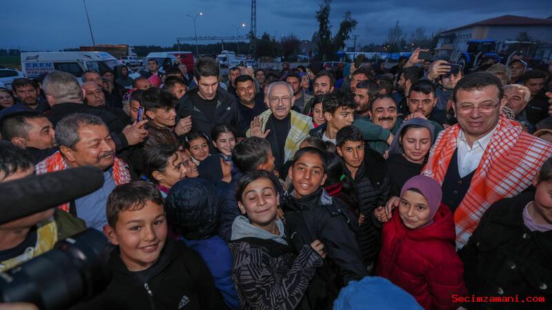 Chp Genel Başkanı Ve Millet İttifakı Cumhurbaşkanı Adayı Kemal Kılıçdaroğlu, Afet Bölgesi Kırıkhan’da