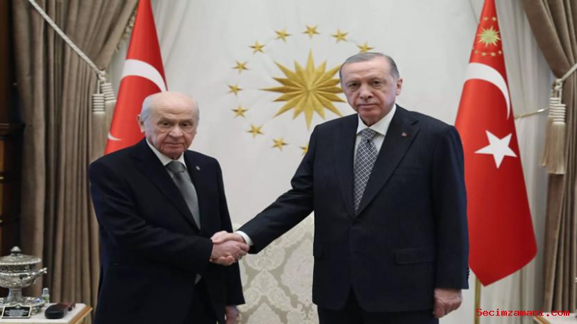 Cumhurbaşkanı Erdoğan, MHP Genel Başkanı Bahçeli’yi kabul etti