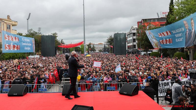 Chp Lideri Ve Cumhurbaşkanı Adayı Kılıçdaroğlu Balıkesirde: Bütün Garibanların Sahibi Bay Kemal Olacak