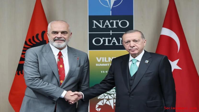 Cumhurbaşkanı Erdoğan, Arnavut Başbakanı Rama İle Görüştü