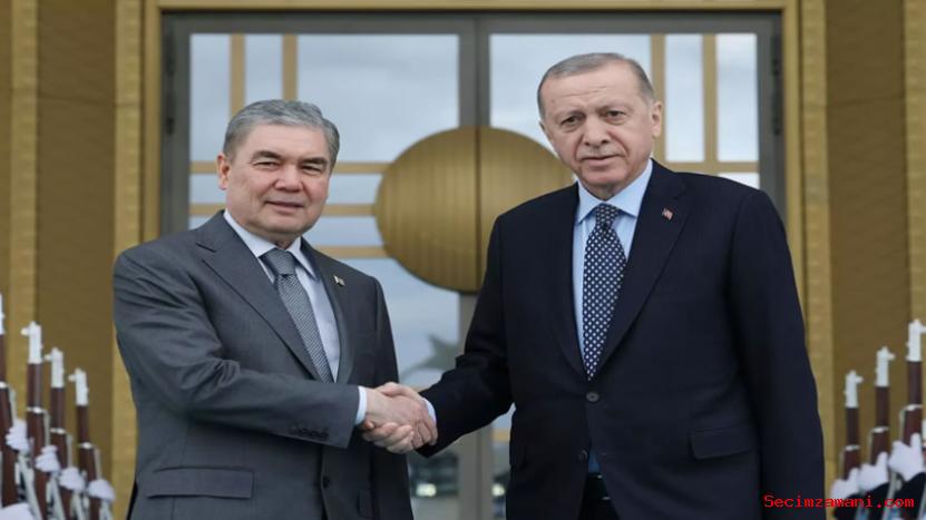 Cumhurbaşkanı Erdoğan, Türkmenistan Halk Maslahatı Başkanı Berdimuhamedov İle Görüştü