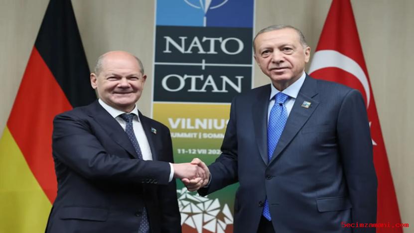 Cumhurbaşkanı Erdoğan, Almanya Başbakanı Scholz İle Bir Araya Geldi