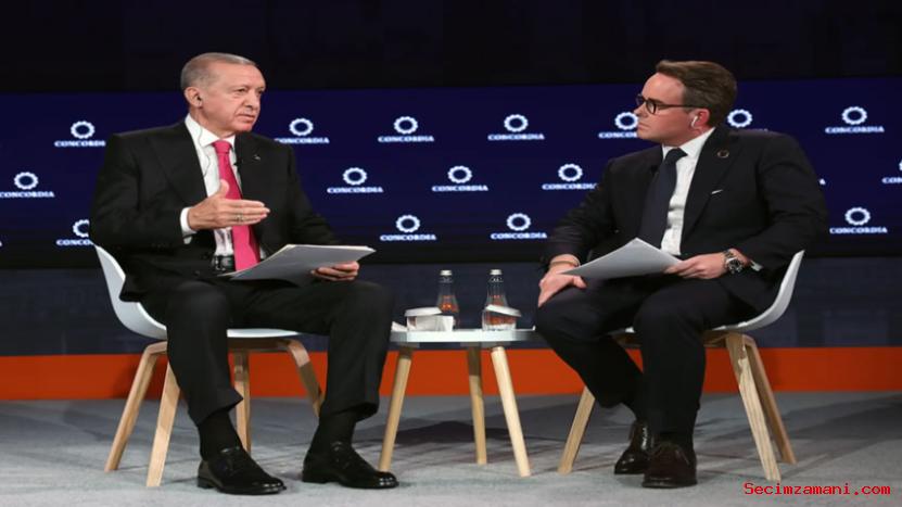 Cumhurbaşkanı Erdoğan, Concordia Zirvesi'nde Soruları Yanıtladı