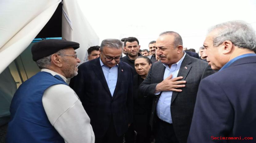 Dışişleri Bakanı Çavuşoğlu, Diyarbakır'daki çadır kent ziyaretinin ardından konuştu
