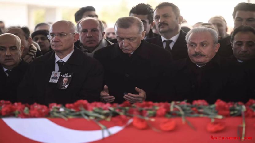 Cumhurbaşkanı Erdoğan, eski CHP Genel Başkanı ve Antalya Milletvekili Baykal'ın cenaze törenine katıldı