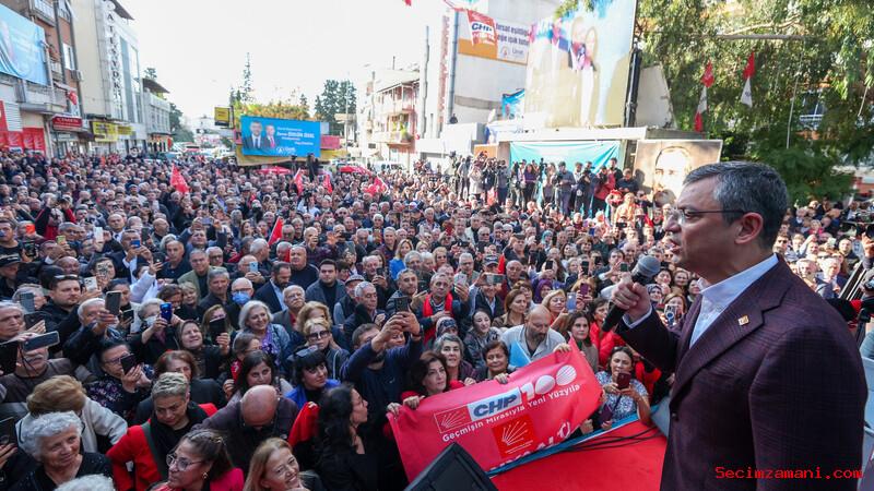 Chp Lideri Özgür Özel Antalya'da: “chp; Esnafın, Memurun, Emeklinin, Emekçinin Partisidir, Onları Size Ezdirmeyiz”