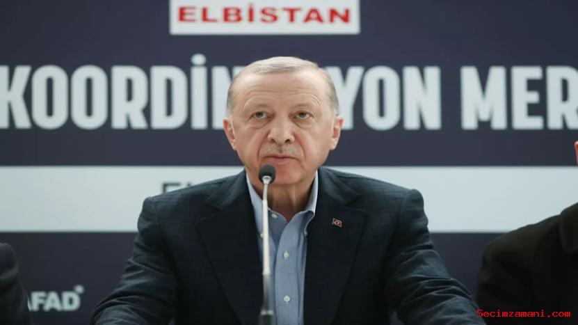 Cumhurbaşkanı Recep Tayyip Erdoğan, Kahramanmaraş’ın Elbistan ilçesindeki Afet Koordinasyon Merkezinde açıklamalarda bulundu