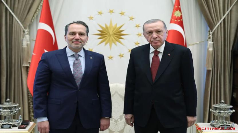 Cumhurbaşkanı Erdoğan, Yeniden Refah Partisi Genel Başkanı Erbakan'ı Kabul Etti