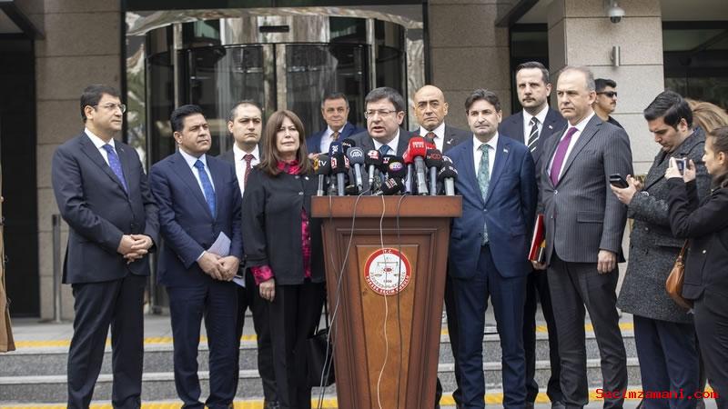 Millet İttifakı, İttifak Protokolü'nü Ysk Başkanlığı'na Sunuldu