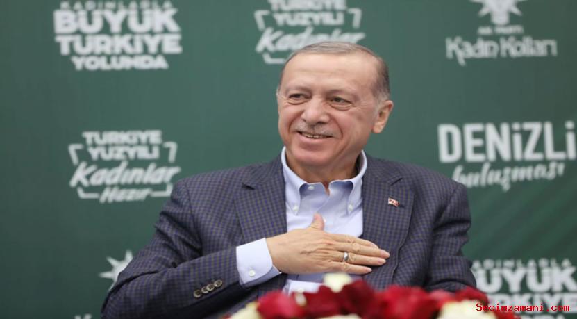 Cumhurbaşkanı Erdoğan, Denizli'de Emekçi Kadınlarla Buluşma Programına Katıldı