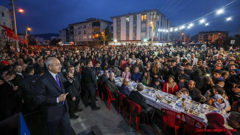 Chp Genel Başkanı Ve Cumhurbaşkanı Adayı Kemal Kılıçdaroğlu, Çanakkale’de İftar Buluşmasına Katıldı