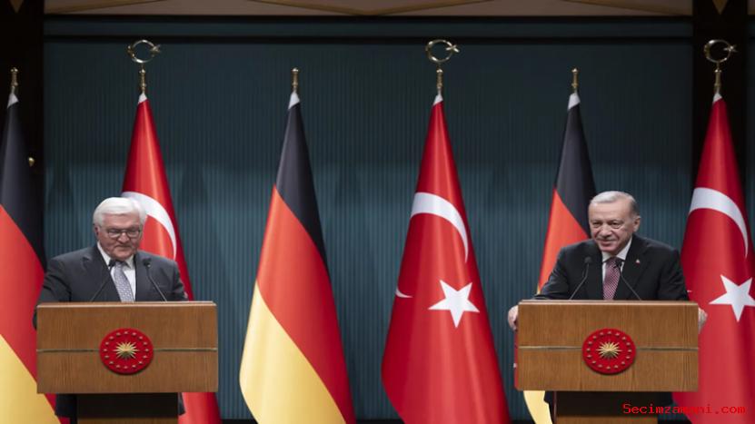 Cumhurbaşkanı Erdoğan, Almanya Cumhurbaşkanı Steinmeier İle Ortak Basın Toplantısında Konuştu