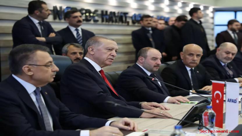 Cumhurbaşkanı Erdoğan, AFAD Koordinasyon Merkezi görevlilerine hitap etti