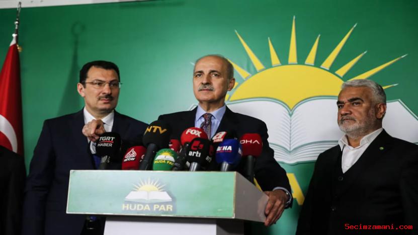 Ak Parti Genel Başkanvekili Numan Kurtulmuş Başkanlığında Hüda Par'a Ziyaret