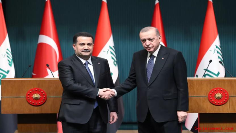 Cumhurbaşkanı Recep Tayyip Erdoğan, Cumhurbaşkanlığı Külliyesi'nde Irak Başbakanı Muhammed Şiya Es-sudani İle Ortak Basın Toplantısı Düzenledi