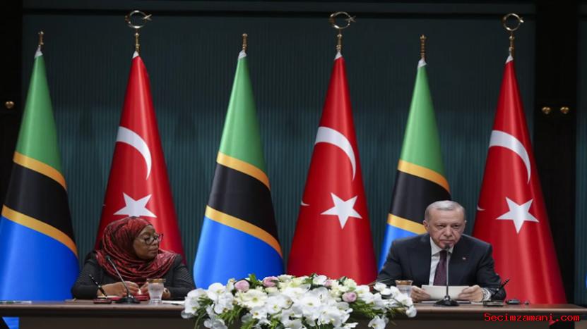 Cumhurbaşkanı Erdoğan, Tanzanya Cumhurbaşkanı Hassan İle Ortak Basın Toplantısında Konuştu
