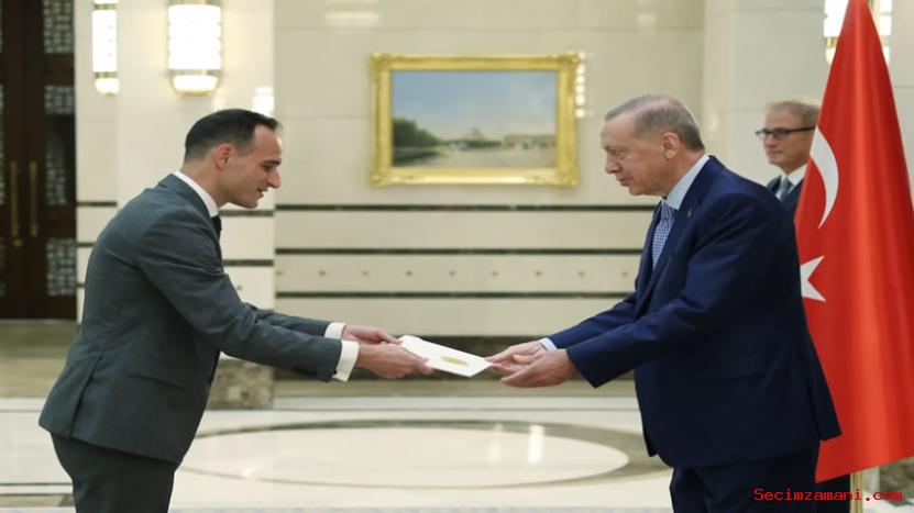 Slovenya Büyükelçisi Rencelj, Cumhurbaşkanı Erdoğan'a Güven Mektubu Sundu