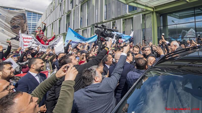 Chp Genel Başkanı Ve Cumhurbaşkanı Adayı Kemal Kılıçdaroğlu İzmir'de