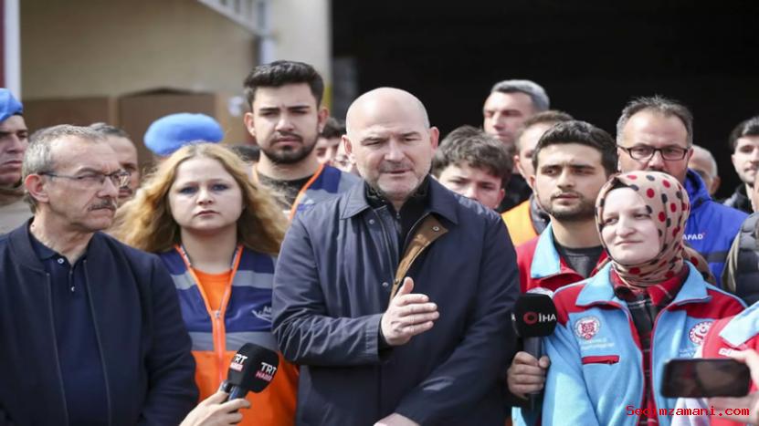 İçişleri Bakanı Soylu, Depremzedelerin Seçim Öncesi Adres Değişiklik Sürecine İlişkin Konuştu