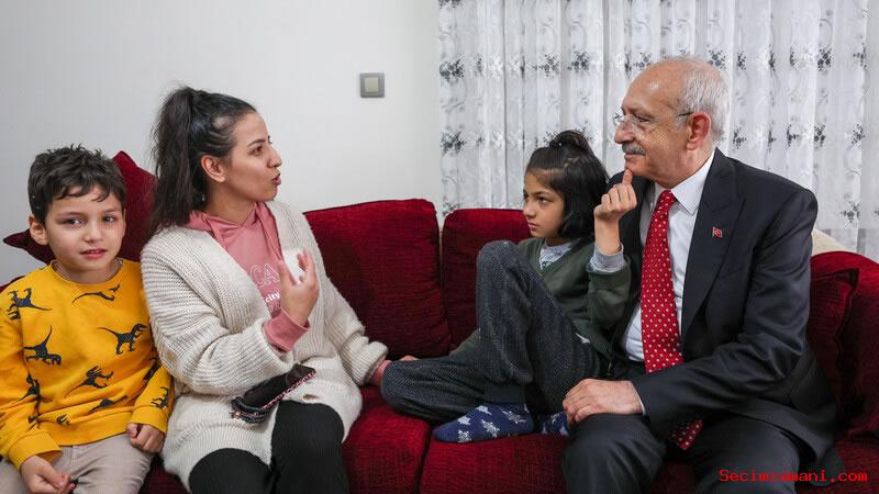 Chp Genel Başkanı Ve Cumhurbaşkanı Adayı Kemal Kılıçdaroğlu, Otizm Farkındalık Gününde Avcı Ailesini Ziyaret Etti