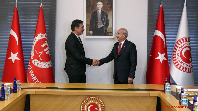 CHP Genel Başkanı Kemal Kılıçdaroğlu, TİP Genel Başkanı Erkan Baş’la Bir Araya Geldi
