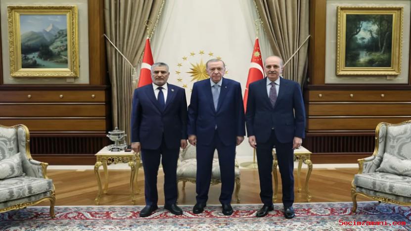Cumhurbaşkanı Erdoğan, Libya Devlet Yüksek Konseyi Başkanı Tekale'yi Kabul Etti