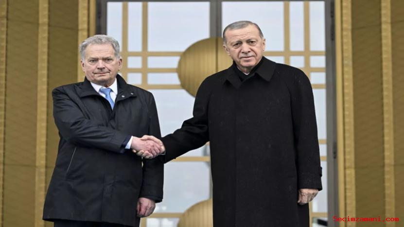Cumhurbaşkanı Erdoğan, Finlandiya Cumhurbaşkanı Niinistö‘yü Resmi Törenle Karşıladı