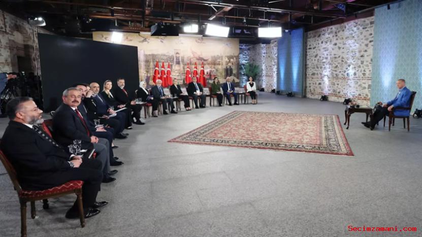 Cumhurbaşkanı Erdoğan, Televizyon Kanalları Ortak Yayınına Katıldı