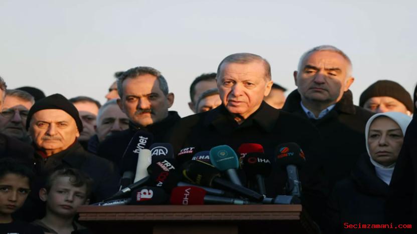 Cumhurbaşkanı Erdoğan, depremin etkilediği Malatya’da açıklamada bulundu